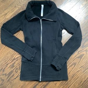 Long zip up sweatshirt